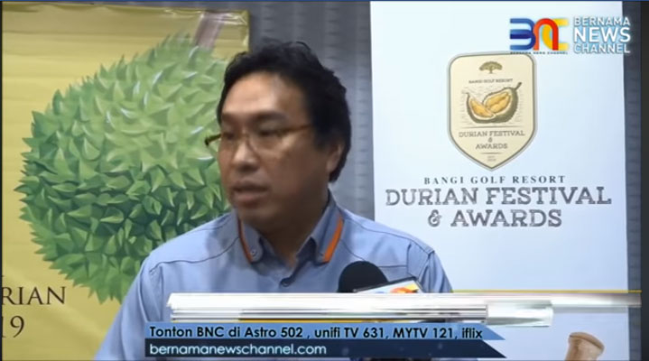 5,000 biji durian dijual sempena Festival dan Anugerah Durian